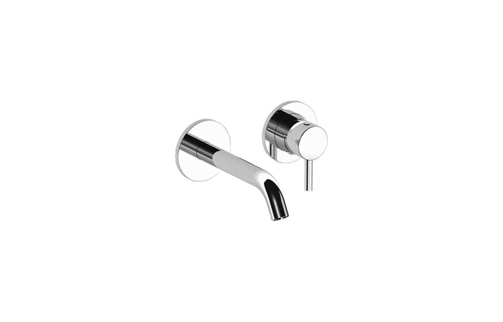 Saniful Wastafelmengkraan rond inbouw Chroom