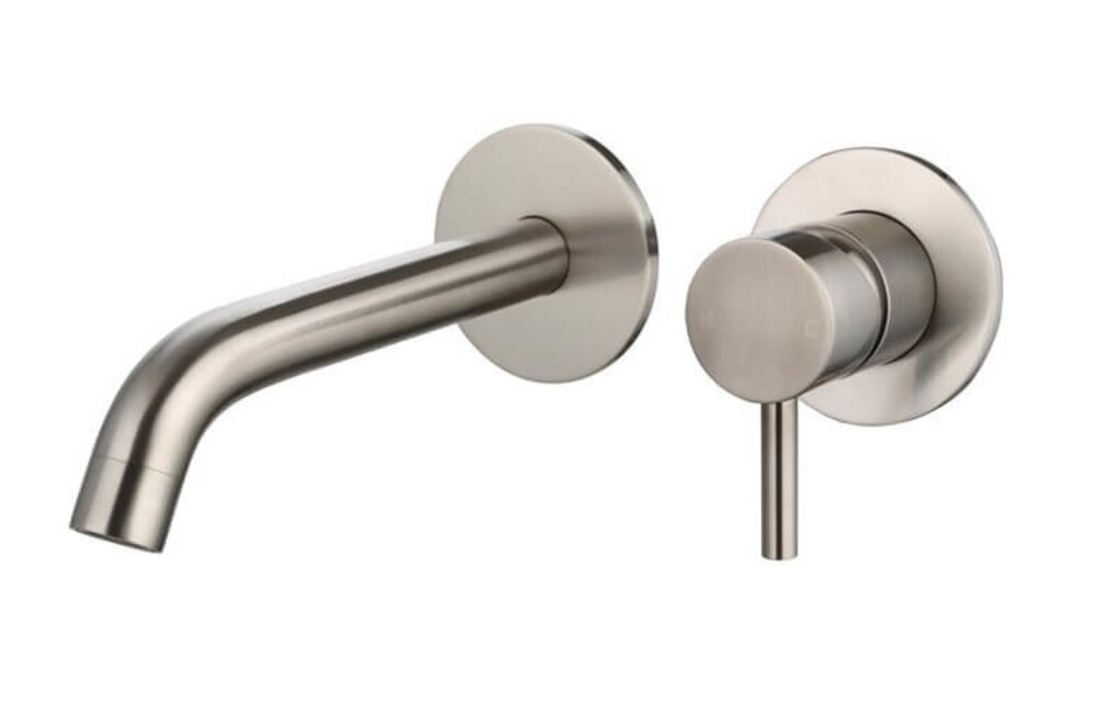 Saniful Wastafelmengkraan rond inbouw Gun Metal