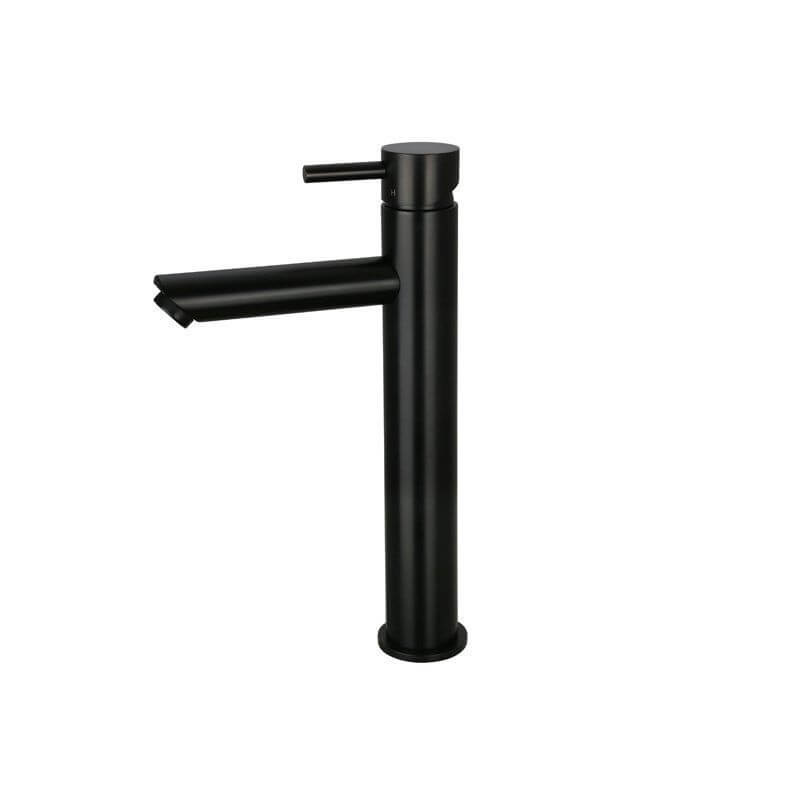 Saniful Wastafelmengkraan Mat Zwart opbouw hoog 30cm