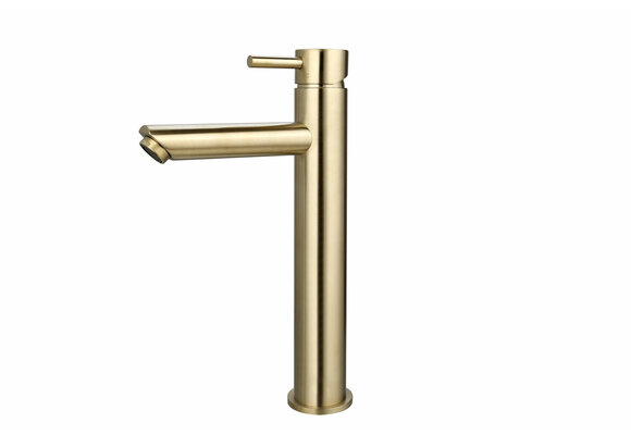 Saniful Wastafelmengkraan Goud Geborsteld opbouw hoog 30cm