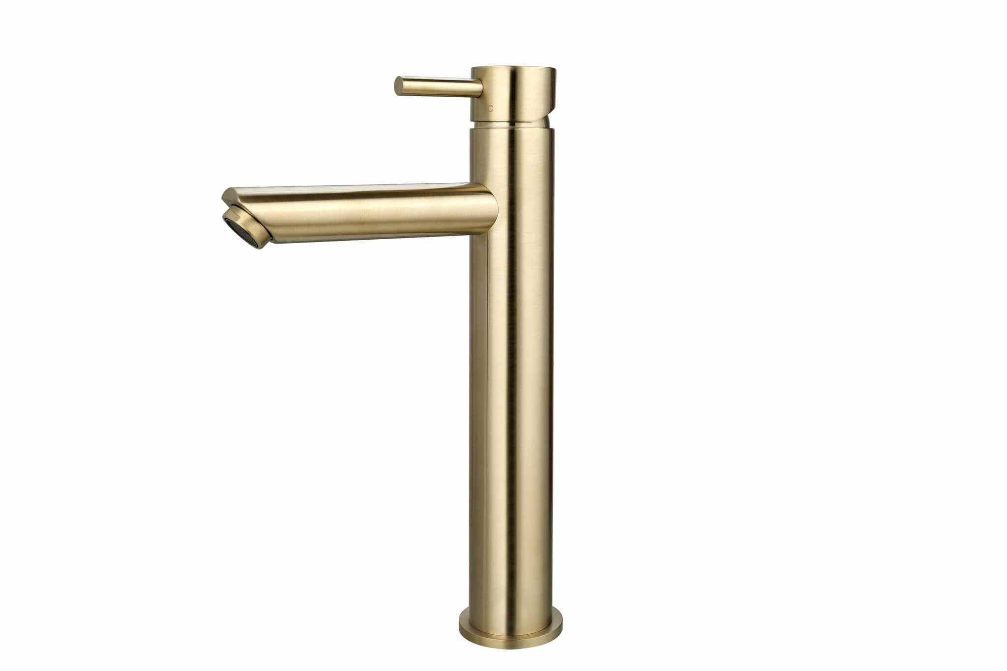 Saniful Wastafelmengkraan Goud Geborsteld opbouw hoog 30cm