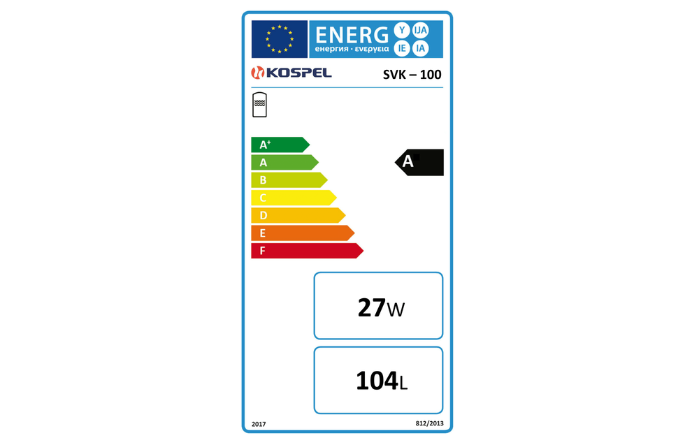 Masterwatt SVK staand buffervat 100 liter