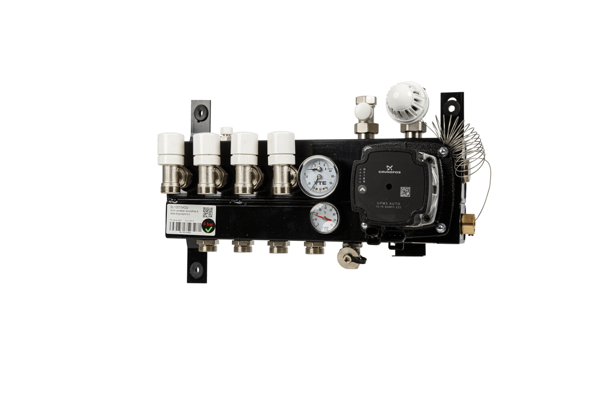 VTE Slim verdeler Grundfos A Label