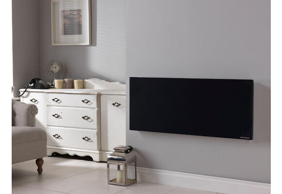 Masterwatt Design zwart elektrische radiator RF