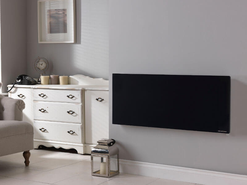 Masterwatt Design zwart elektrische radiator RF 123InstallatieMaterialen