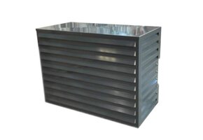 Omkasting Medium antraciet aluminium gepoedercoat 800 x 1100 x 550 mm RAL7016