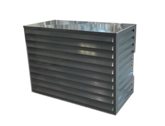 Omkasting Medium antraciet aluminium gepoedercoat 800 x 1100 x 550 mm RAL7016