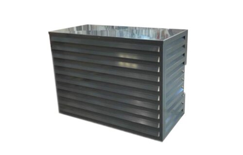 Omkasting Medium antraciet aluminium gepoedercoat 800 x 1100 x 550 mm RAL7016