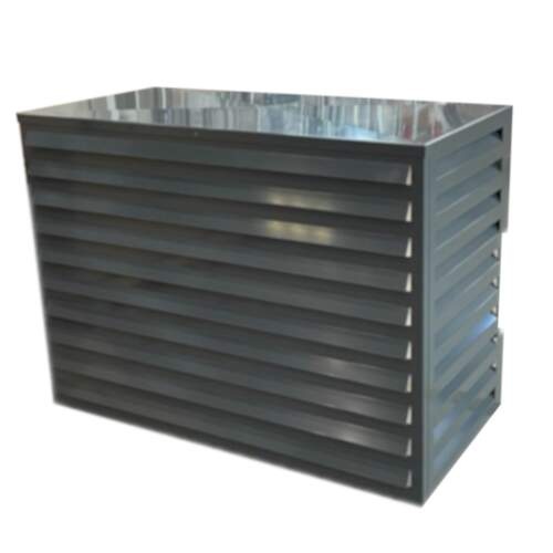 Omkasting Medium antraciet aluminium gepoedercoat 800 x 1100 x 550 mm RAL7016