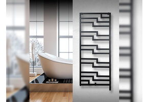 Masterwatt Grecale 600 black elektrische badkamerradiator