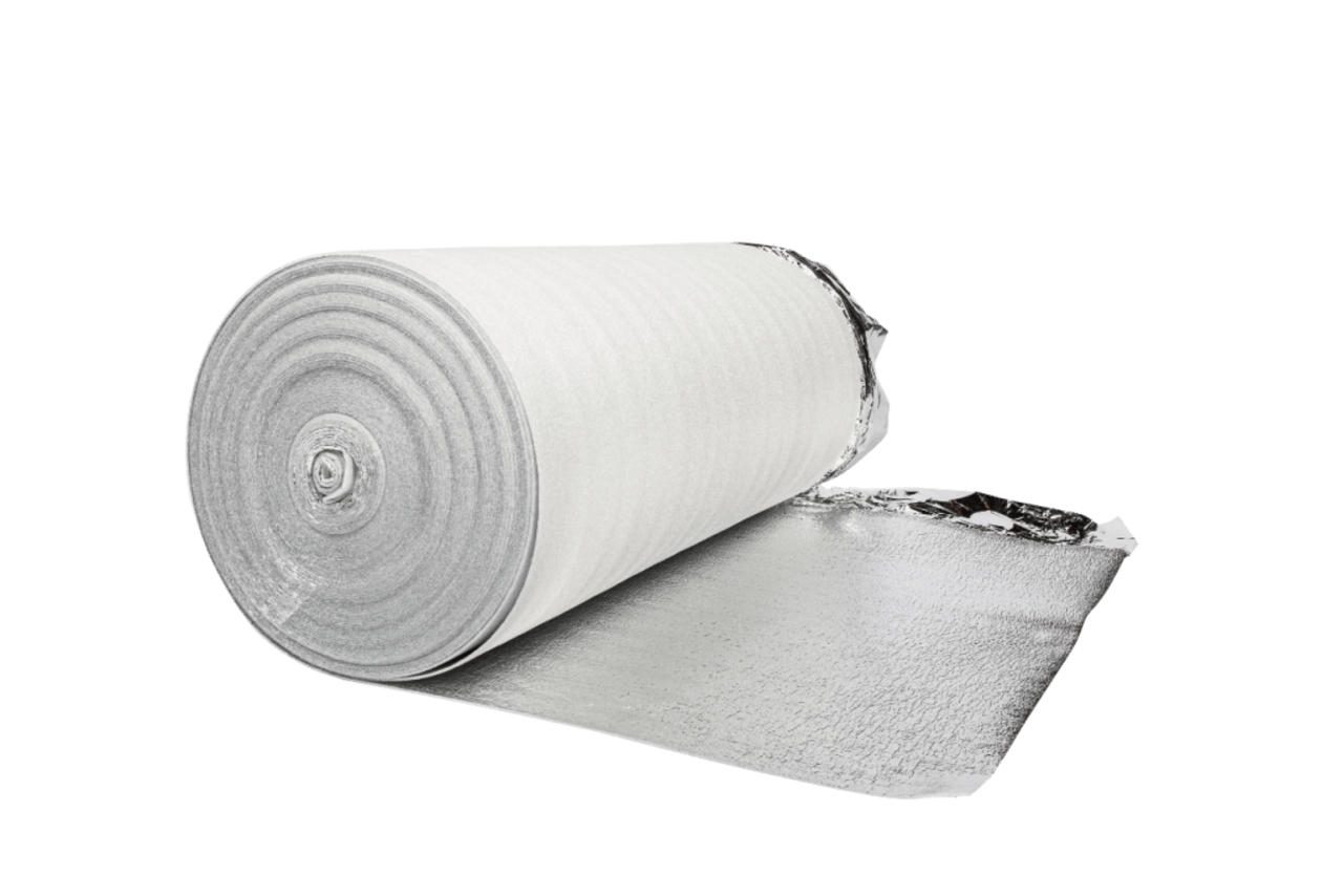 VTE aluminium reflectiefolie Rol a 50x1mtr 3mm met flap