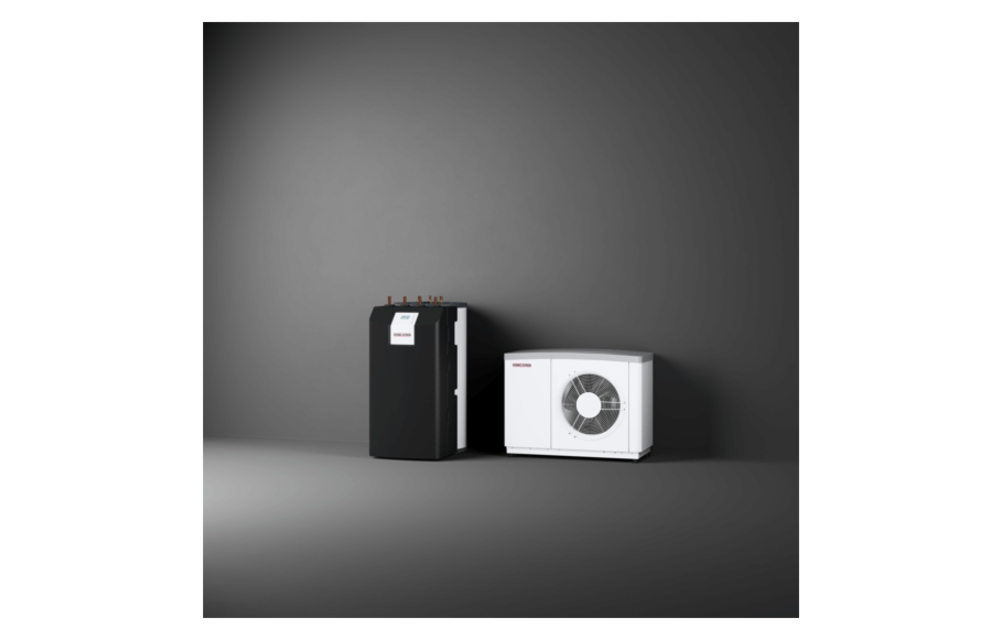 Stiebel Eltron Warmtepompset met geintegreerde boiler van 178 liter (WPL 09 ACS classic compact Set 1.1)