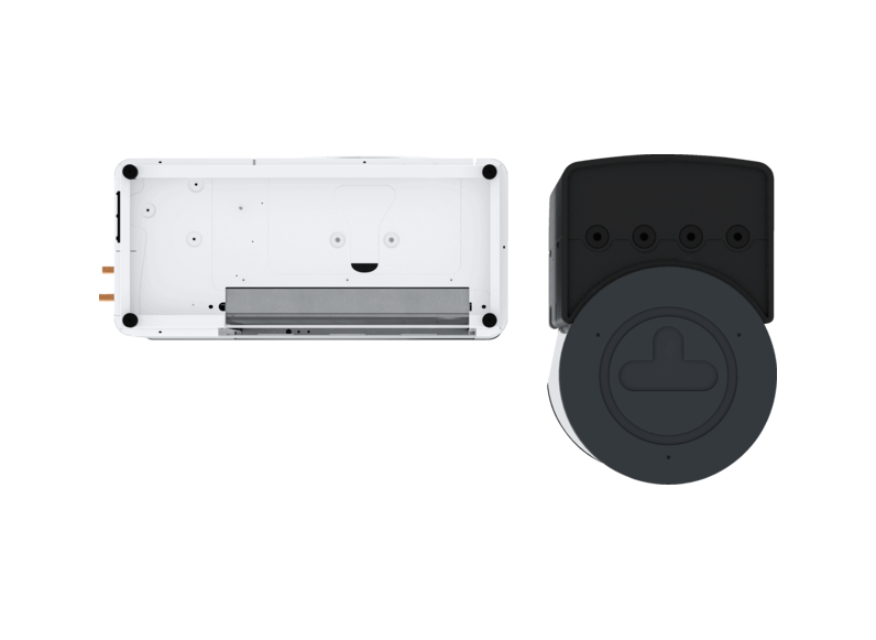 Stiebel Eltron Warmtepompset met geintegreerde boiler van 178 liter (WPL 09 ACS classic compact Set 1.1)