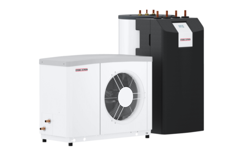 Stiebel Eltron Warmtepompset met geintegreerde boiler van 178 liter (WPL 09 ACS classic compact Set 1.1)