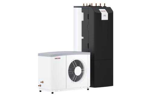 Stiebel Eltron Warmtepompset met geintegreerde boiler van 178 liter en 80 liter buffervat ( WPL 09 ACS classic compact plus Set 1.1 )