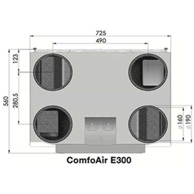 Zehnder Stork ComfoAir E400 LP