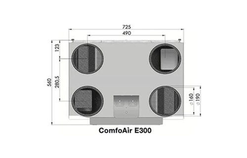 Zehnder Stork ComfoAir E400 R RF