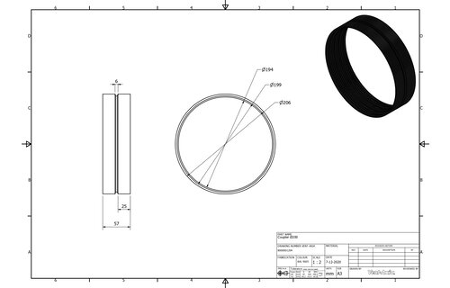 Vent-Axia  ISO+M 200-200 Z / Mof Ø200