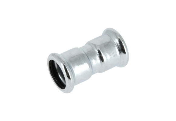 BONFIX M-press staalverzinkt rechte koppeling