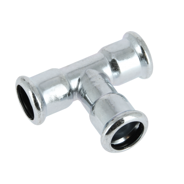 BONFIX M-press staalverzinkt T-stuk