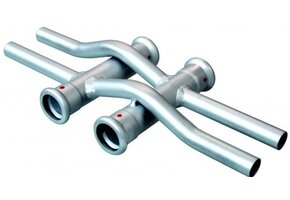 BONFIX M-press staalverzinkt kruisingpaar dubbel