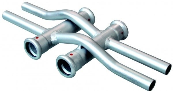 BONFIX M-press staalverzinkt kruisingpaar dubbel