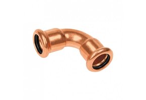 BONFIX M-press roodkoper water bocht 90 graden