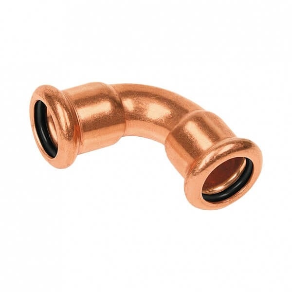 BONFIX M-press roodkoper water bocht 90 graden