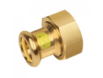 BONFIX M-press roodkoper gas 2-delige koppeling