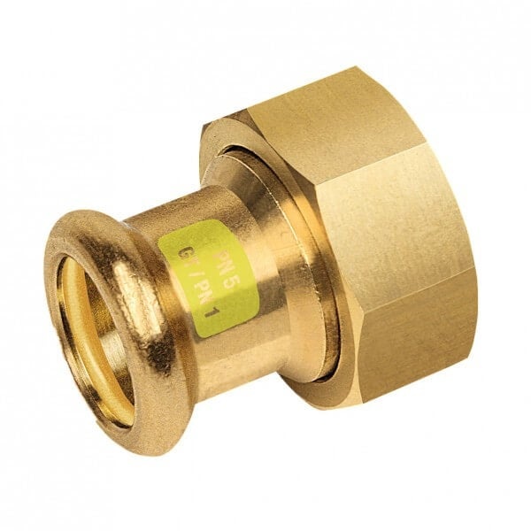 BONFIX M-press roodkoper gas 2-delige koppeling