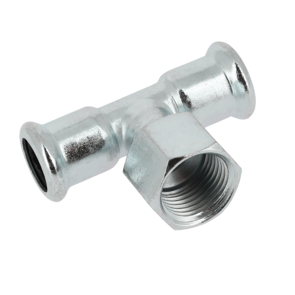 BONFIX M-press staalverzinkt T-stuk