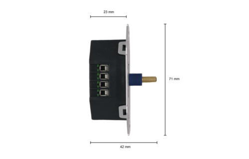 Led dimmer | 0.5-200W | Fase afsnijding | Universeel