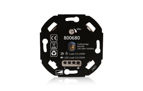 Led dimmer | 0.5-250W | Fase afsnijding | Universeel