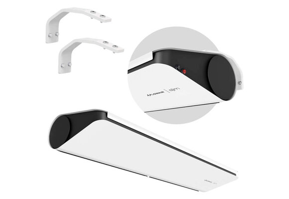 Flowair deur luchtgordijn elektrische SLIM-E wit