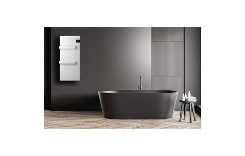 DRL E-Comfort Onsen 900x400 - 750W - Structuur Wit RAL9003