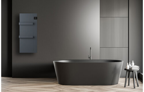 DRL E-Comfort Onsen 900x400 - 750W - Structuur Grijs RAL 7024