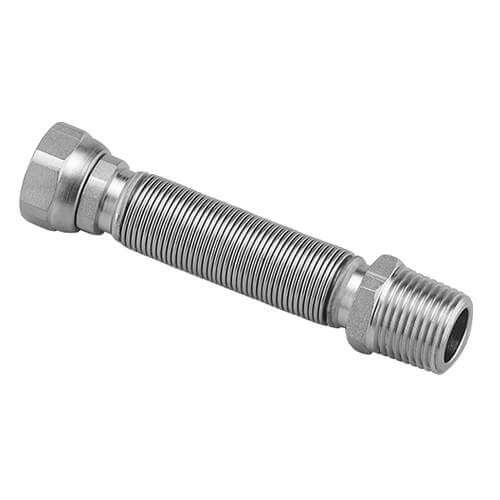 DRL Flexibele aansluitslang RVS  1" binnendraad x buitendraad