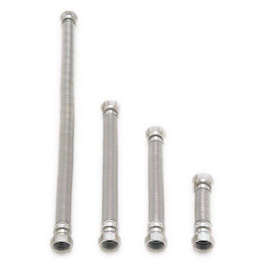 DRL Flexibele aansluitslang RVS  1" binnendraad x binnendraad