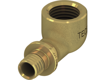 TECEflex compacte schroefbus haaks silicium brons