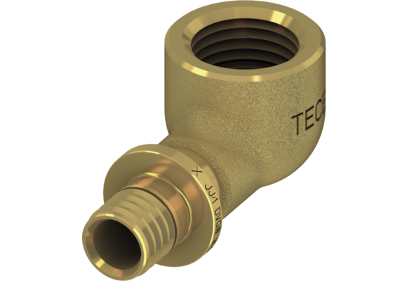 TECEflex compacte schroefbus haaks silicium brons