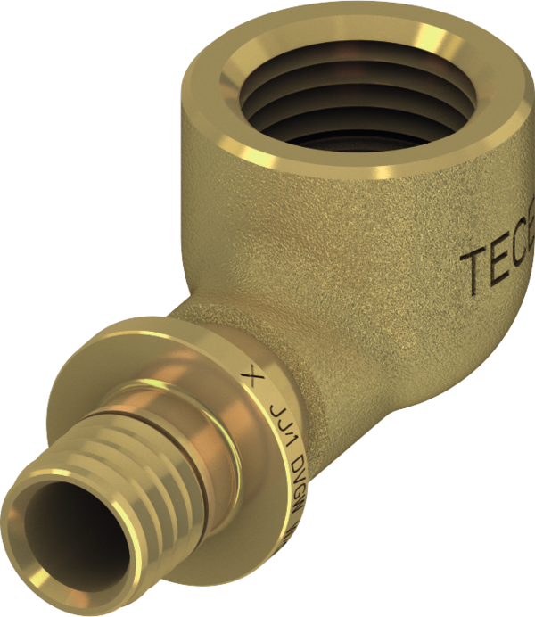 TECEflex compacte schroefbus haaks silicium brons