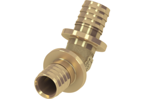 TECEflex knie 45° silicium brons
