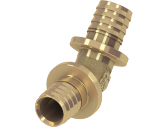 TECEflex knie 45° silicium brons