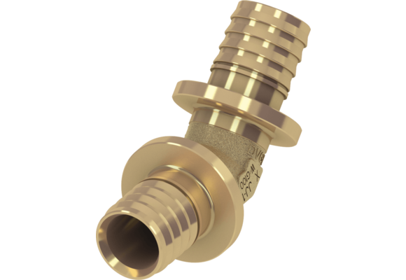 TECEflex knie 45° silicium brons