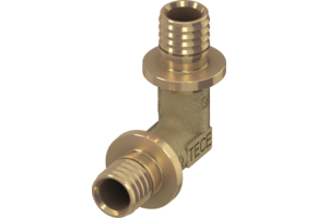 TECEflex knie 90° standaard messing