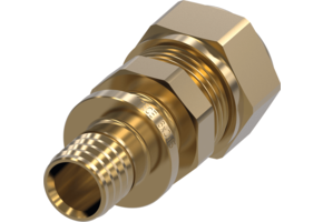 TECEflex overgangskoppeling met knelfitting standaard messing