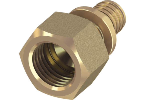 TECEflex schroefbus standaard messing