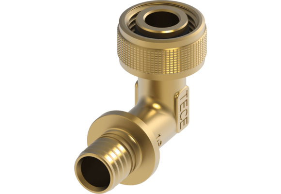 TECEflex snel adapter knie 90° silicium brons afmetin