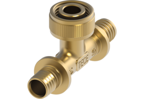 TECEflex snel adapter T-stuk uitgang silicium bron