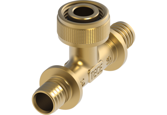 TECEflex snel adapter T-stuk uitgang silicium bron